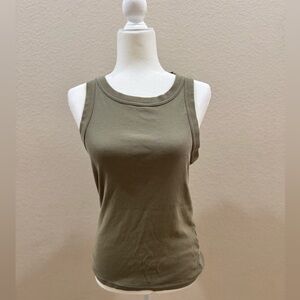 Women’s Banana Republic size large green tank top
